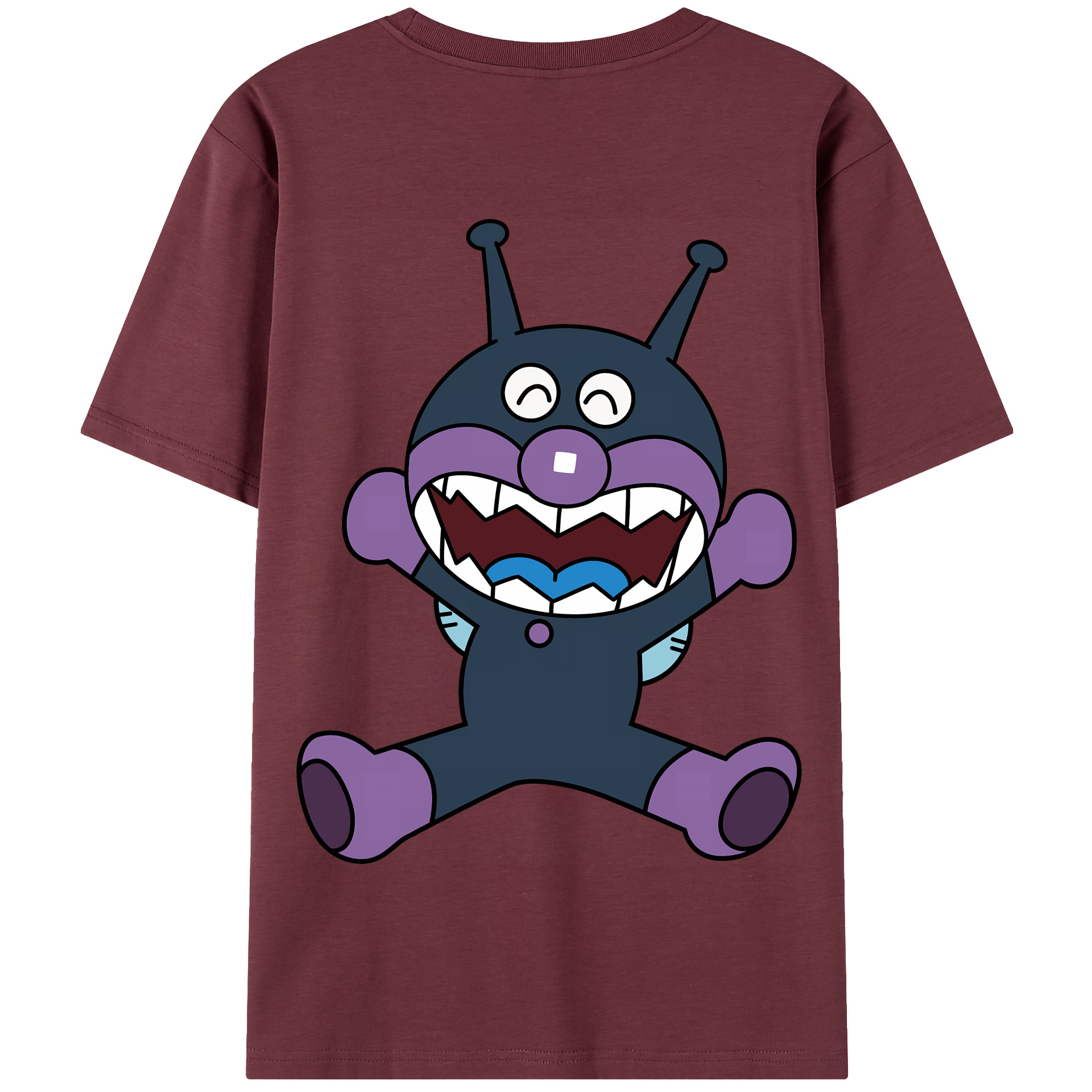 （画像用） アンパンマン Anpanman 綿100％半袖Tシャツ（背面プリント）